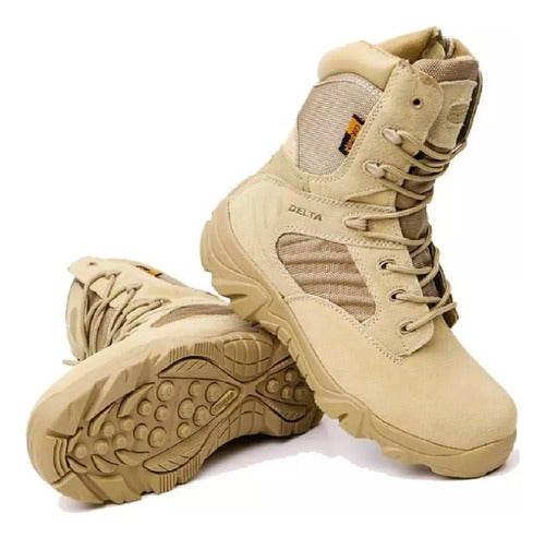 Botas Tacticas Militares Delta Caña Alta