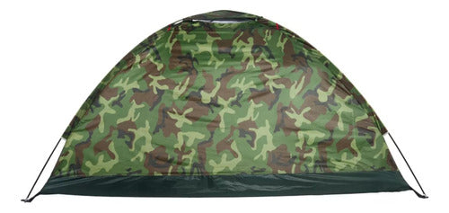 Carpa Camuflaje 3 Personas Camping Verano Camuflaje