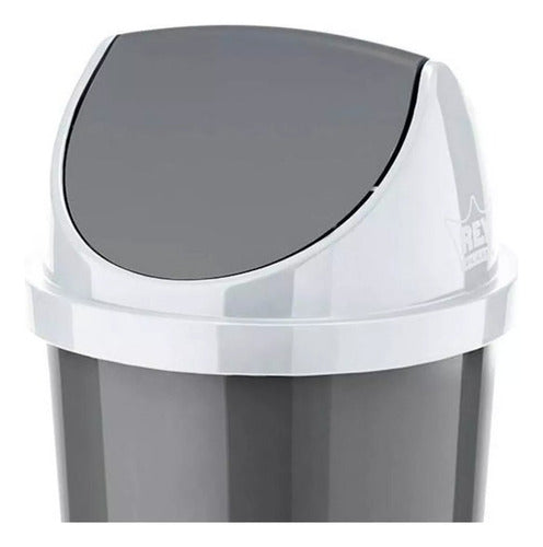 Basurero Papelero Vaiven Gigante Modelo Aura 45l