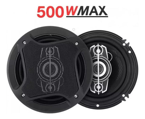 Parlante Auto Pcinener Ts-1672 500w 16 Cm Audio