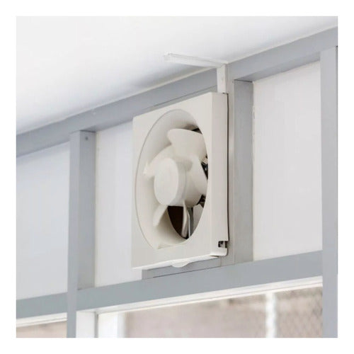 Extractor De Aire 10 Pulgadas Cuadrado Pared Certificado