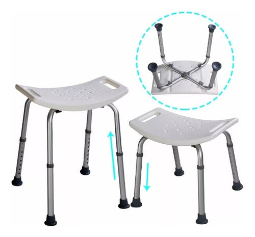 Silla de Baño para Adultos y Personas Con Discapacidad
