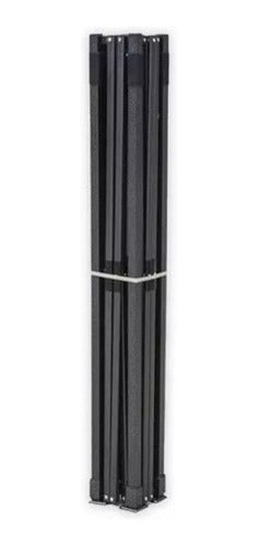 Toldo Plegable Pared Azul 3x3 + Pared Laterales