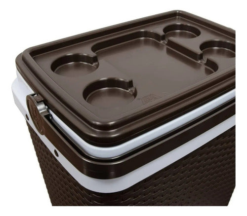Cooler Nevera Ratán 35 Lts.