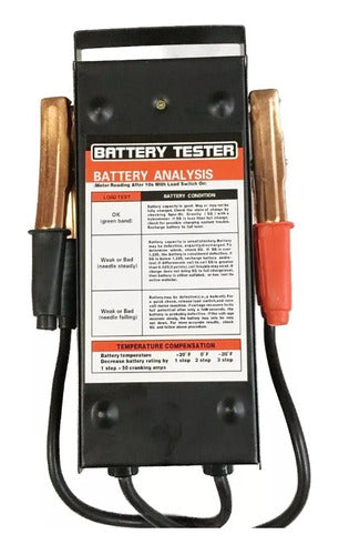 Tester Digital Medidor Probador De Carga Batería 125 A