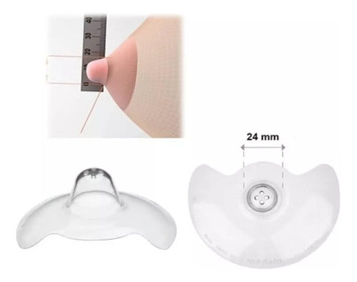 Pack 2 Protectores Pezón Pezoneras 2 Tallas Silicona Pigeon
