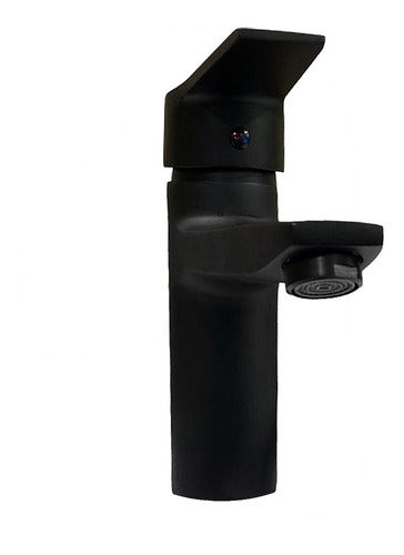 Llave Monomando Lavatorio Notte Acabado Mate Color Negro