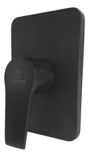 Llave Monomando Ducha Negro Premium Notte