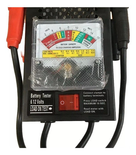 Tester Digital Medidor Probador De Carga Batería 125 A