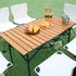 Mesa Camping Plegable Portátil Metalico 120*60*50cm.