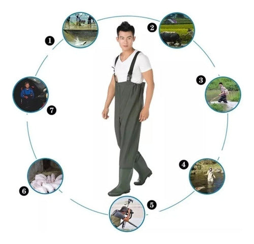 Waders Pesca Botas Para La Pesca Trajes Pesca Wader De Pesca