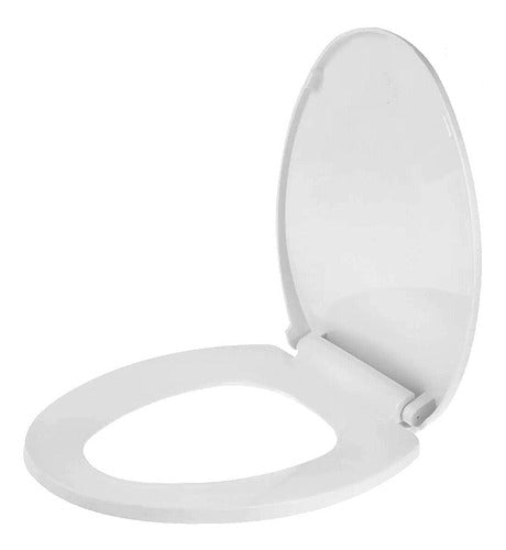 Asiento Y Tapa Wc De Cierre Lento Blanca Modern