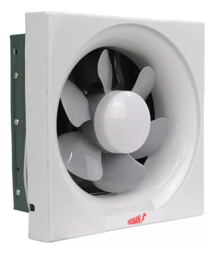 Extractor De Aire 10 Pulgadas Cuadrado Pared Certificado