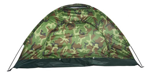 Carpa Camuflaje 3 Personas Camping Verano Camuflaje