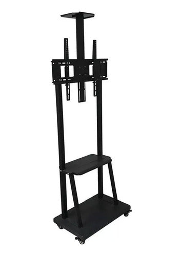 Soporte Tv De Pie 32 A 75 Con Rueda Pantalla Plana  Led Lcd