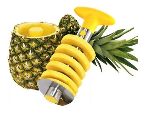 Pelador Rebanador Extractor  Piña Acero Inoxidable