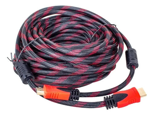 Cable Hdmi 20 Metros 2.0 4k Fhd Trenzado Cables Hdmi 2.0