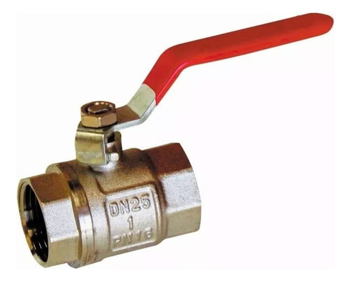 Llave De Paso Valvula Bola 1 Pulgada Taumm