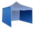 Toldo Plegable Pared Azul 3x3 + Pared Laterales
