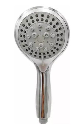 Kit Manguera Flexible Y Ducha Challa 1.85 Metros + Soporte