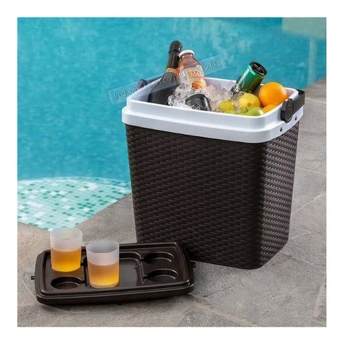 Cooler Nevera Ratán 35 Lts.