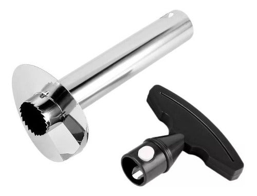 Pelador Rebanador Extractor  Piña Acero Inoxidable