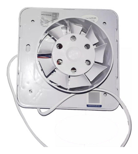 Extractor De Aire 6 Pulgadas Para Baño 15w 220v Certificado