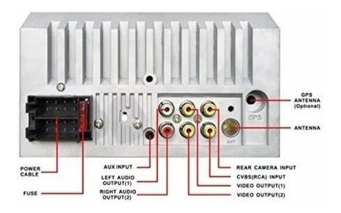 Radio Auto 2 Din Mirror Link Bluetooth Pantalla Video Touch!