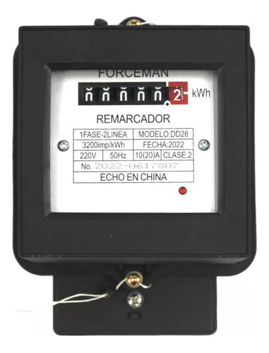 Remarcador Monofasico 220v 10 (20) Amperios 50hz Ip51