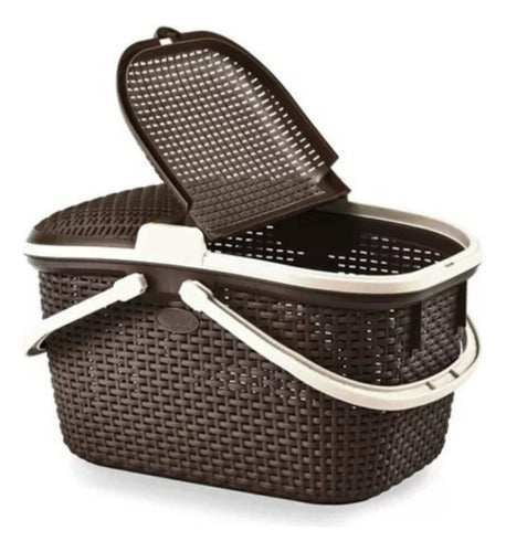 Canasta Ratan Para Alimentos Picnic