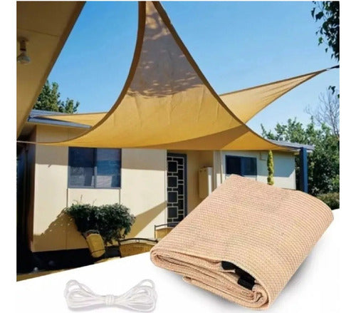Carpa Vela 3x3x3mts Sombreadora Toldo Triangular Vela