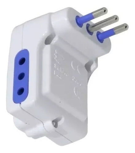 Adaptador Hembra Triple C/interruptor 10a 1500w  Certif. Sec