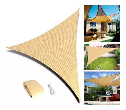 Carpa Vela 3x3x3mts Sombreadora Toldo Triangular Vela
