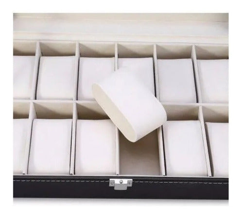 Caja Organizador De Reloj 12 Espacios Joyero