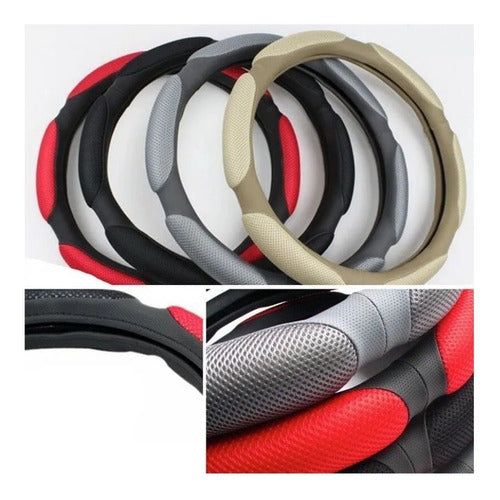 Funda Cubre Volante Auto Antideslizante Transpirable Malla