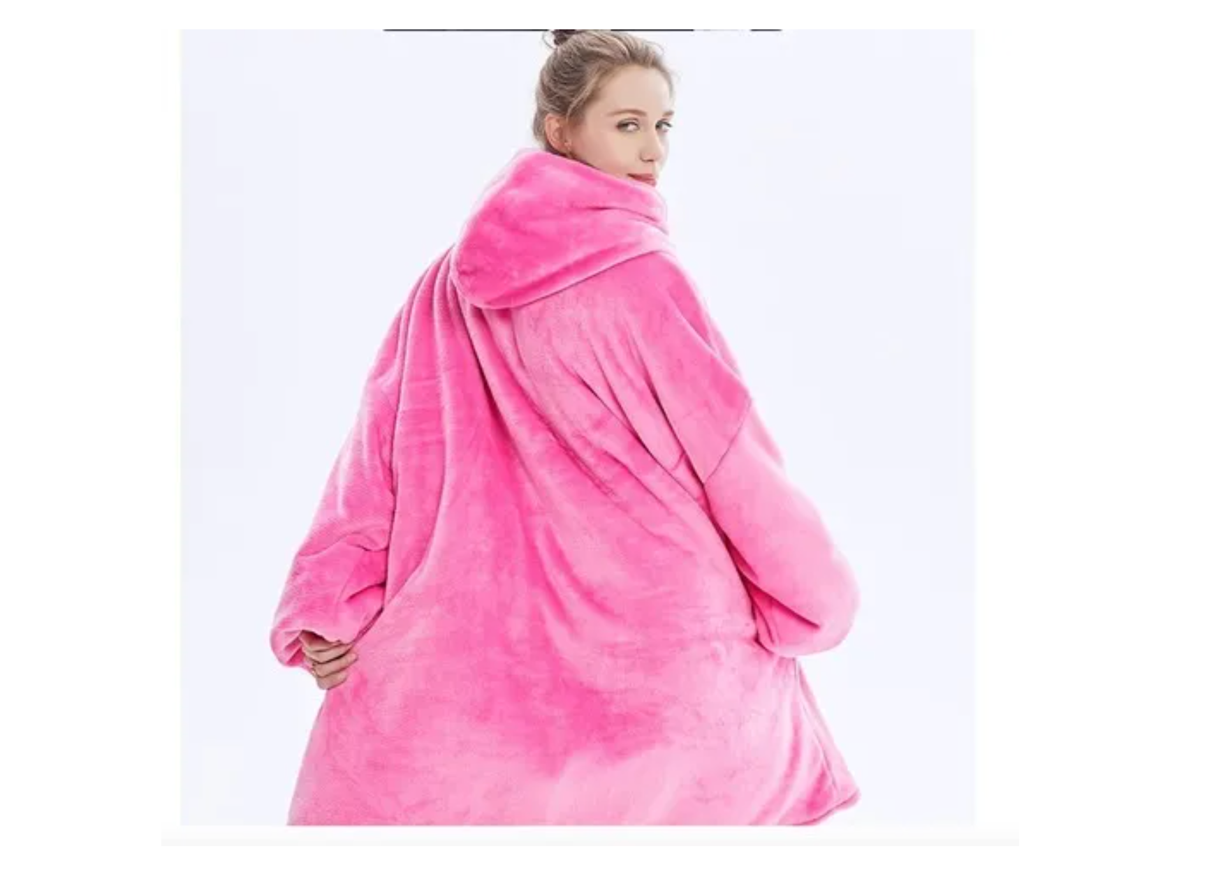 Poleron Manta Con Capucha Abrigo Para Invierno