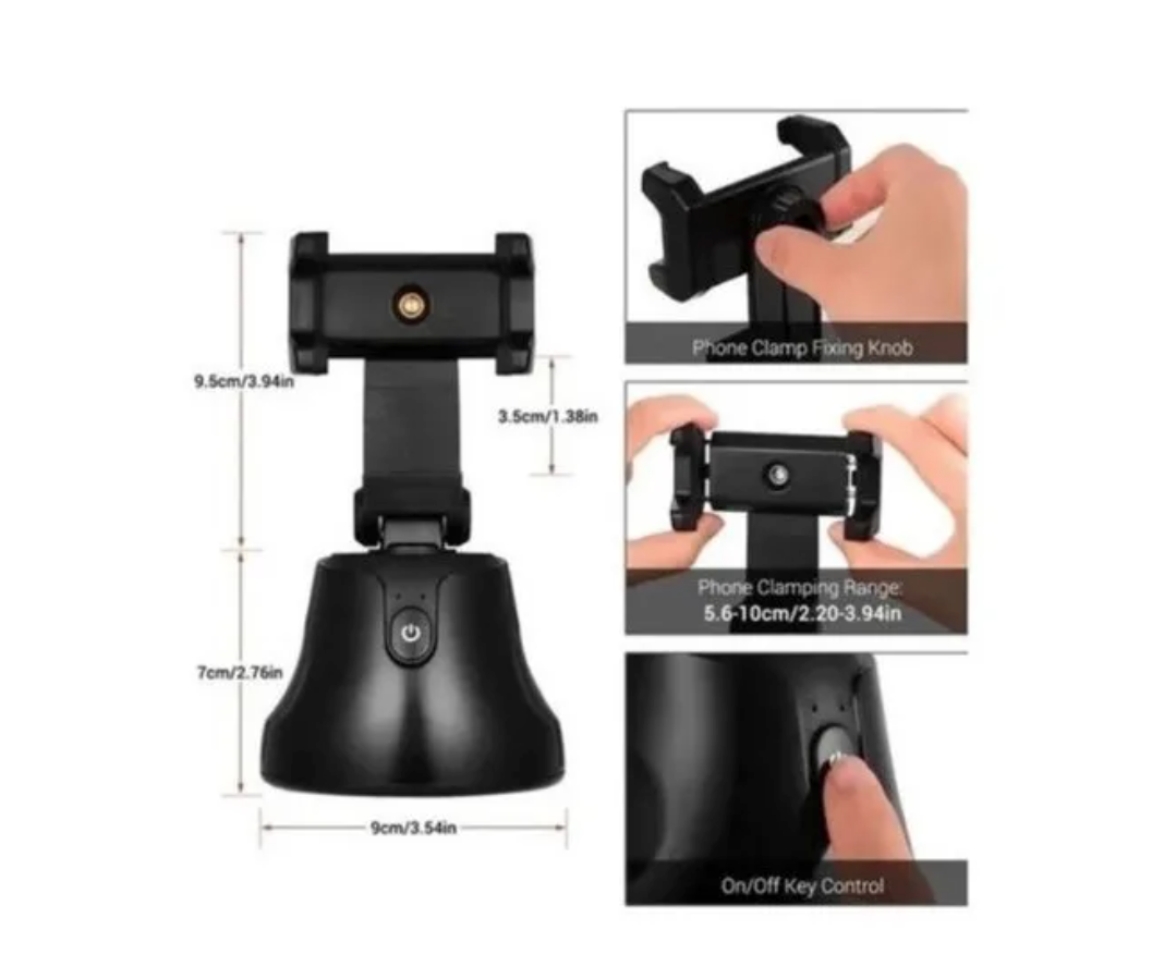 Soporte Base Inteligente 360 Con Seguimiento Facial