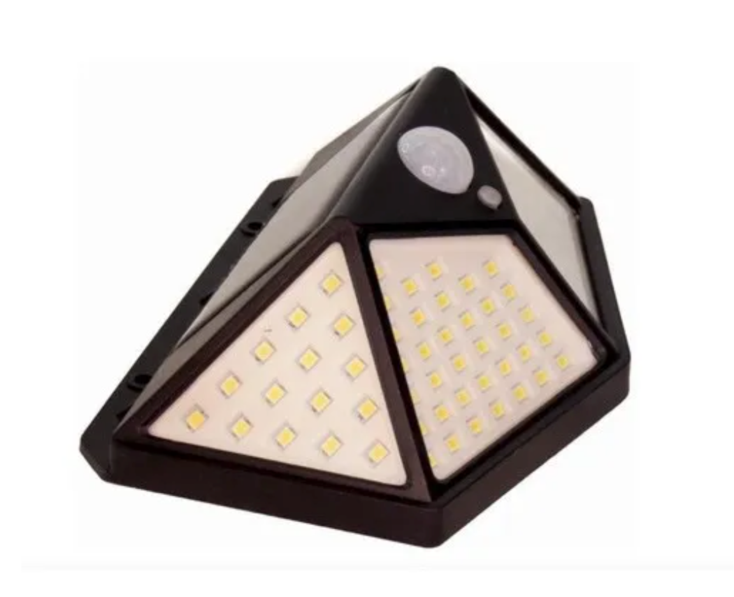 Foco Solar Led Exterior 100 Led Con Sensor De Movimiento
