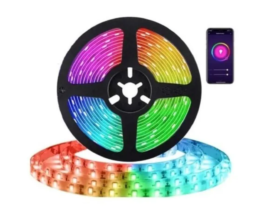 Cinta Tv Bluetooth Led 5 Metros Rgb Usb Smart 5v