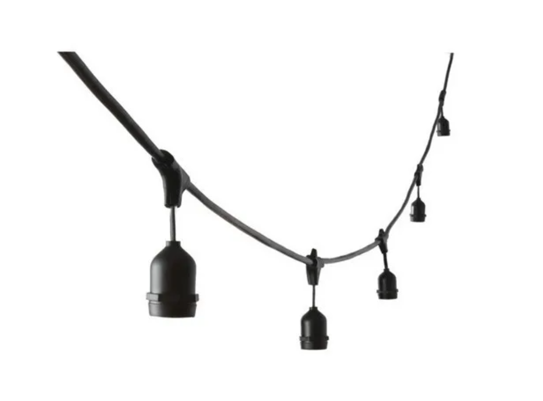 Guirnalda Ampolletas E27 Exterior Eventos 10 Metros