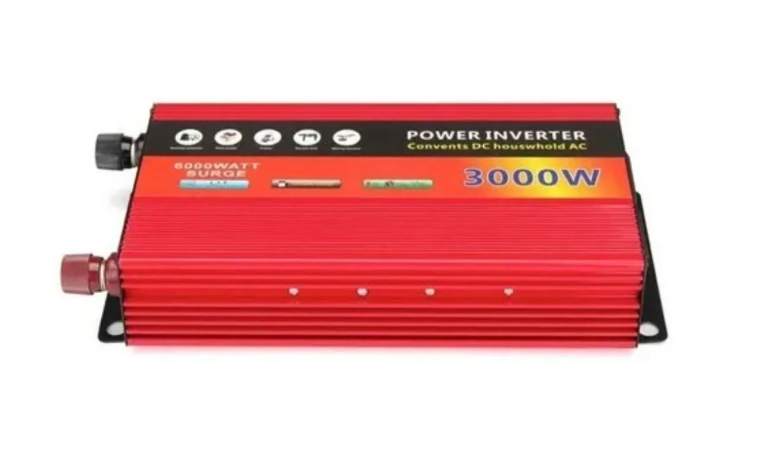 Inversor De Voltaje 3000w Dc12v A Ac220v Onda Modificada