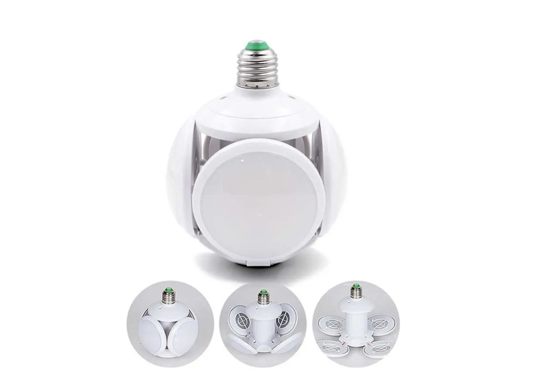 Ampolleta Lampara Led 40w Pelota Futbol Ufo Plegable
