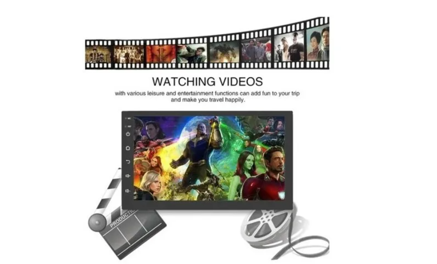 Radio Auto 7 Gps Android 2 Din Mirrorlink Wifi Video Touch