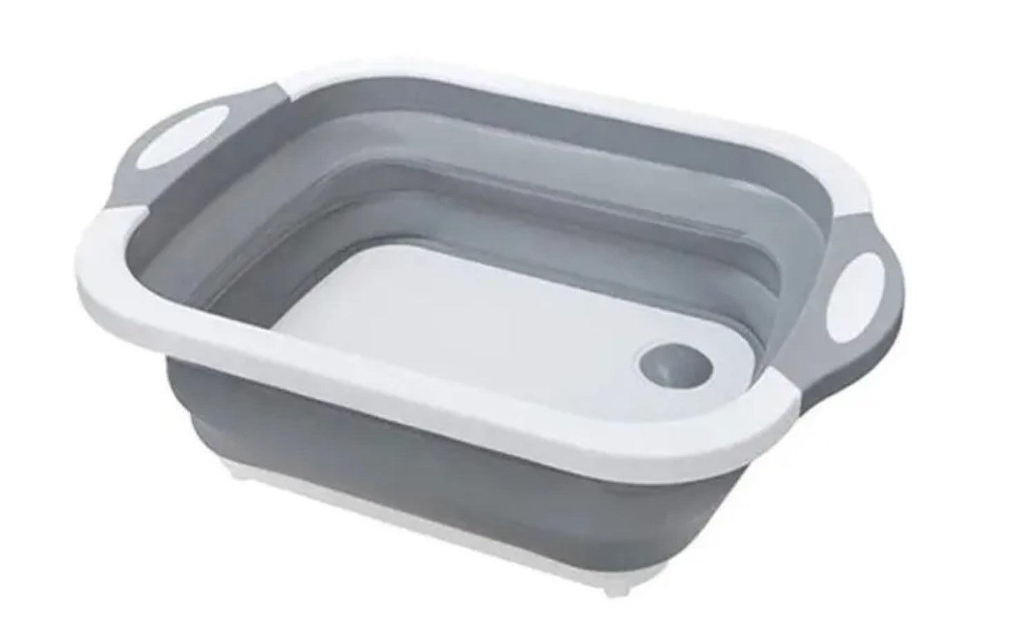 Tabla De Silicona 2 En 1 De Cortar Plegable Drenaje Cocina
