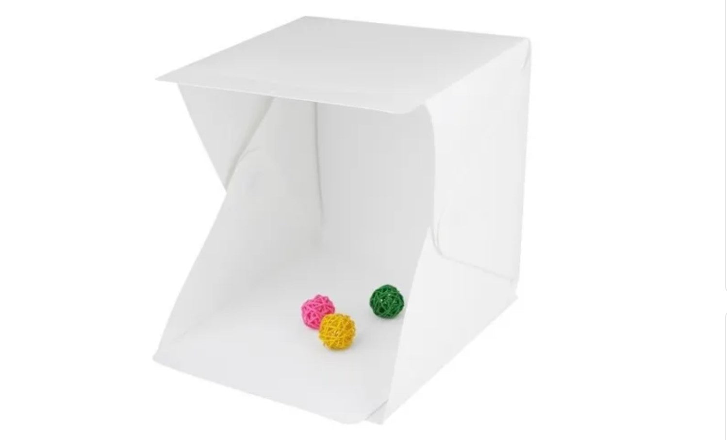 Caja De Luz 30x30cm Estudio Fotográfico Portátil Led