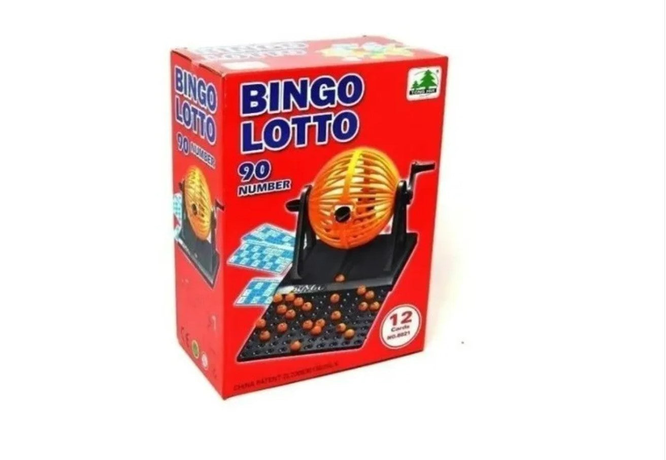 Bingo Lotto Tombola 12 Cartones 90 Numeros Bingo Familiar