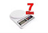 Balanza Pesa Digital Para Cocina Comercio 0 A 7kg + Garantia