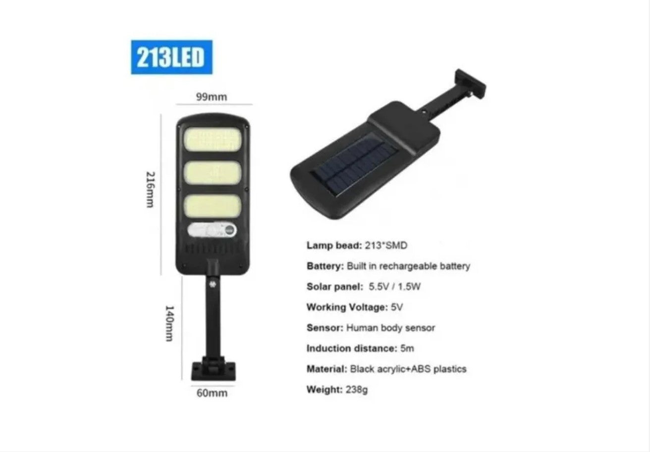 Foco Led Solar Chip 213 Led 60w 3 Fases