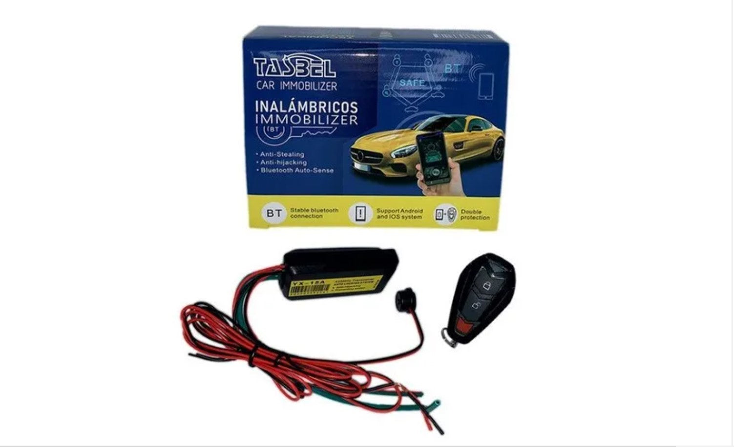 Inmovilizador Bluetooth Antiportonazo Auto Moto Antirrobo
