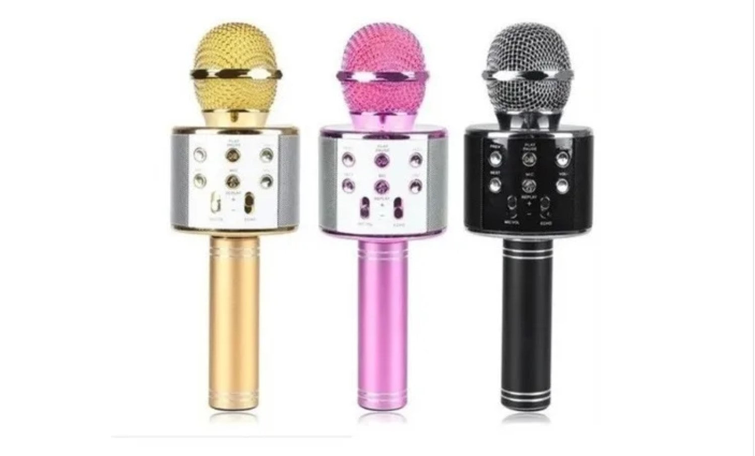 Micrófono Parlante Karaoke Bluetooth Inalámbrico